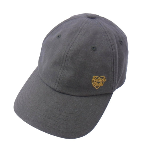 HUMAN MADE ヒューマンメイド 6Panel Linen Cap 6パネル リネン キャップ 帽子 カーキ系【中古】