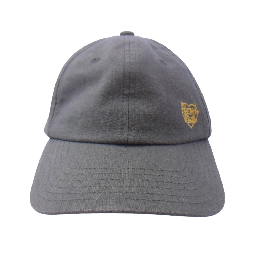 HUMAN MADE ヒューマンメイド 6Panel Linen Cap 6パネル リネン キャップ 帽子 カーキ系【中古】