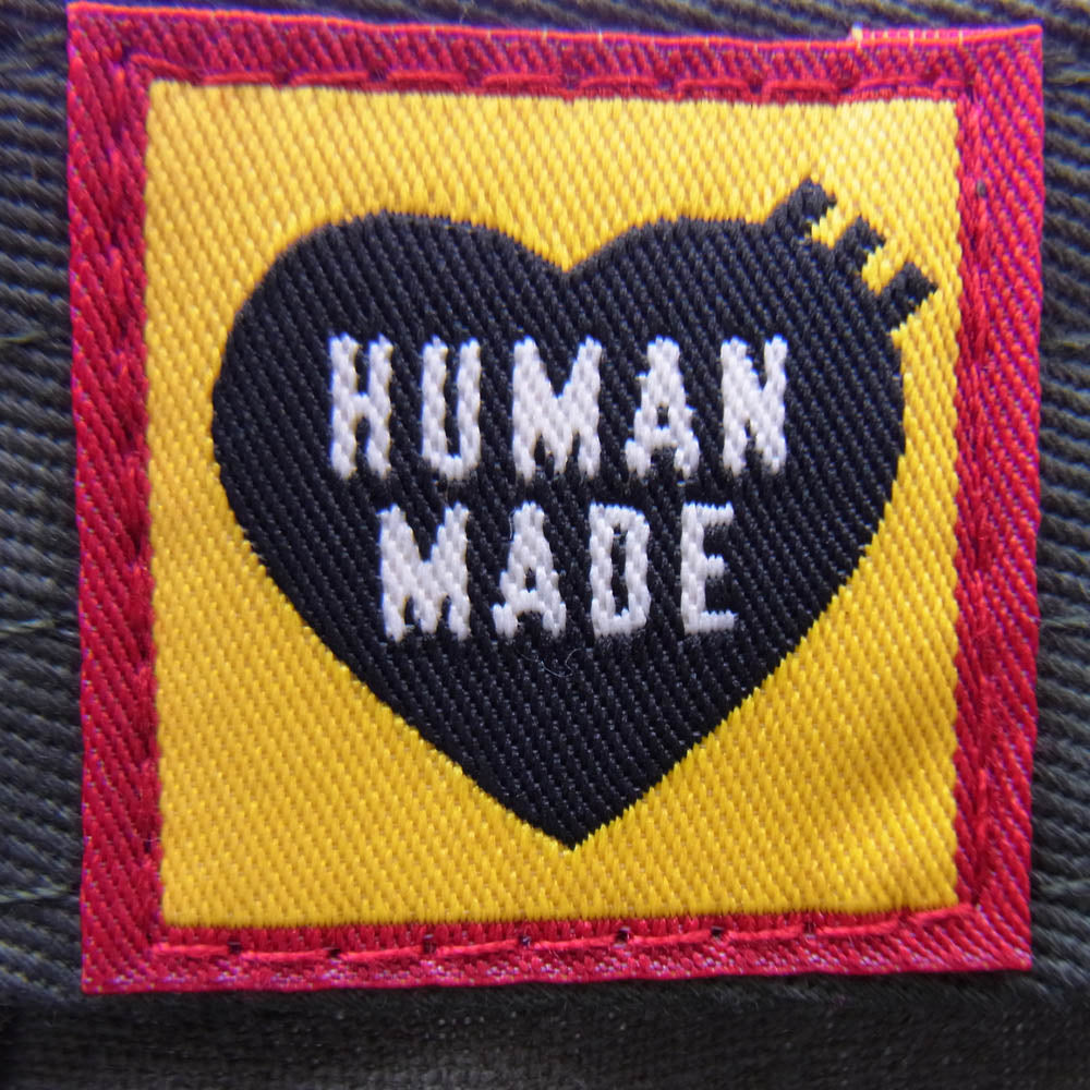 HUMAN MADE ヒューマンメイド 6Panel Linen Cap 6パネル リネン キャップ 帽子 カーキ系【中古】