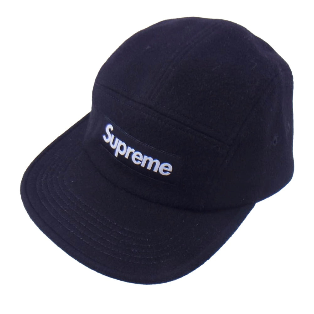 Supreme シュプリーム Wool Camp Cap ウールキャンプ キャップ ブラック系【中古】