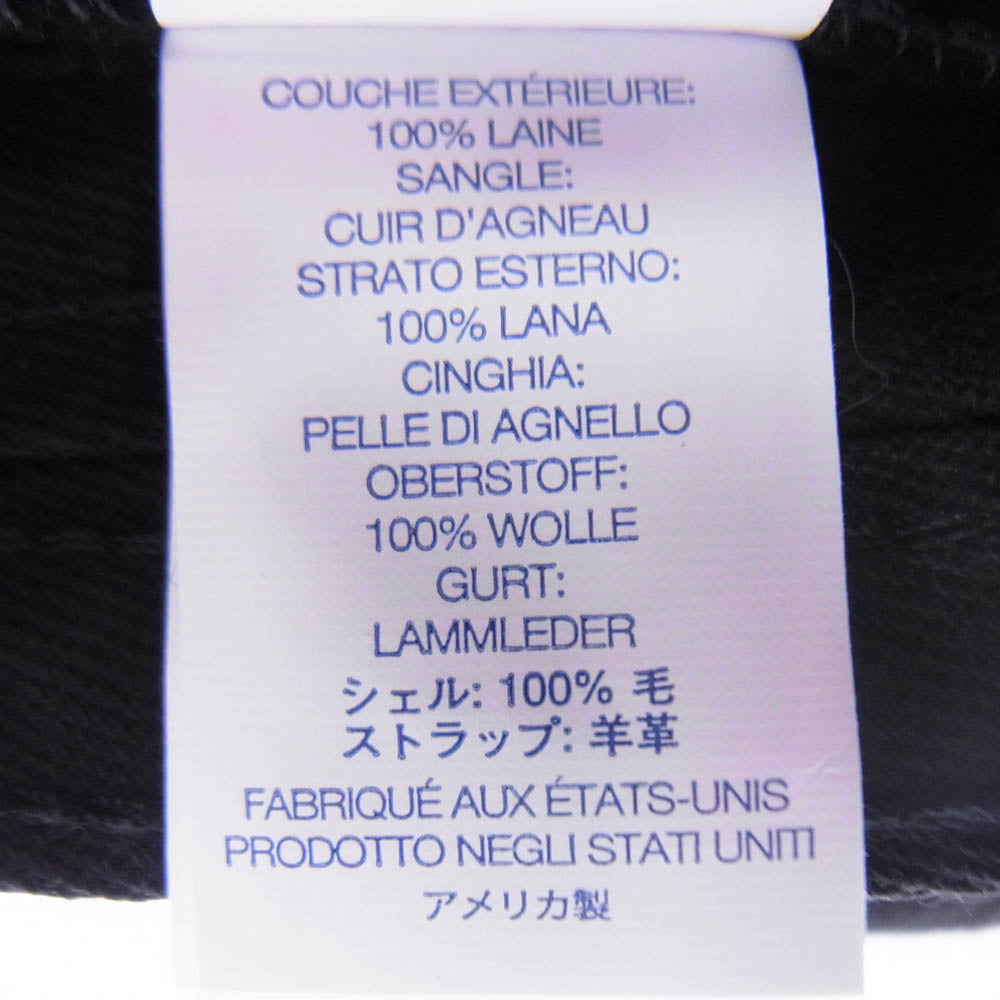 Supreme シュプリーム Wool Camp Cap ウールキャンプ キャップ ブラック系【中古】