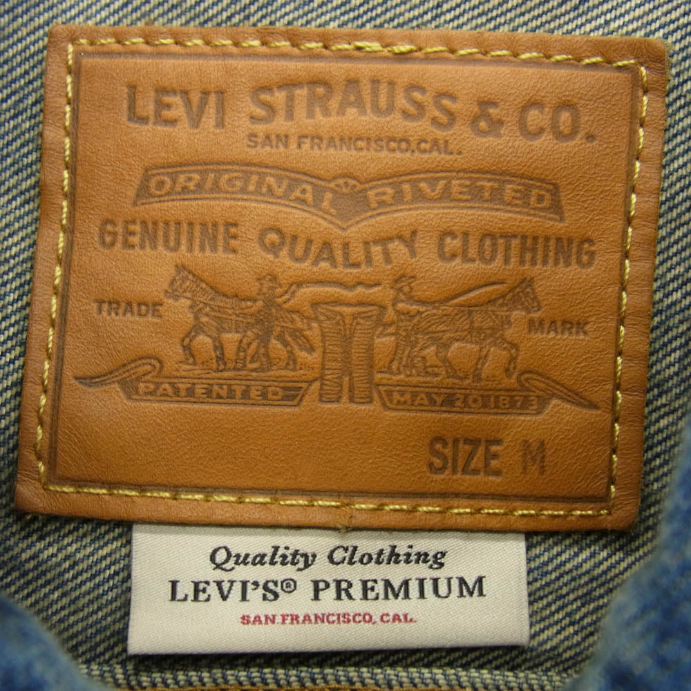 Levi's リーバイス 003ZU JAPAN LIMITED TYPE I TRUCKER JACKET 1st デニム トラッカー ジャケット インディゴブルー系 M【中古】
