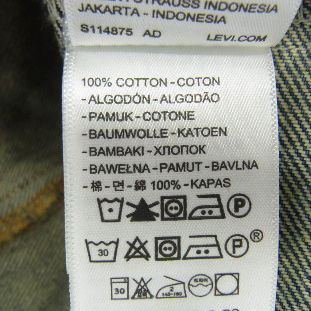 Levi's リーバイス 003ZU JAPAN LIMITED TYPE I TRUCKER JACKET 1st デニム トラッカー ジャケット インディゴブルー系 M【中古】