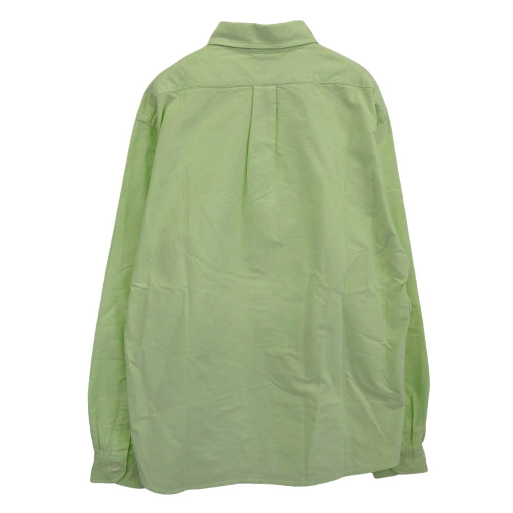 HUMAN MADE ヒューマンメイド OXFORD BD SHIRT オックスフォード ボタンダウン シャツ グリーン系 L【中古】