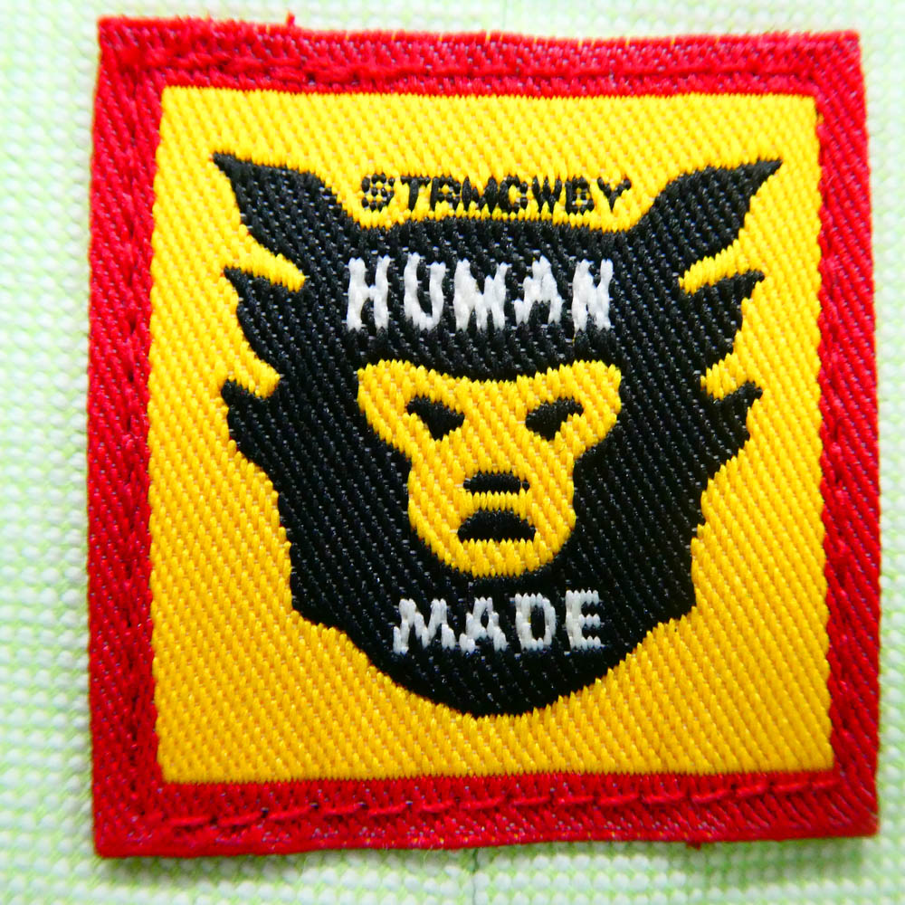 HUMAN MADE ヒューマンメイド OXFORD BD SHIRT オックスフォード ボタンダウン シャツ グリーン系 L【中古】