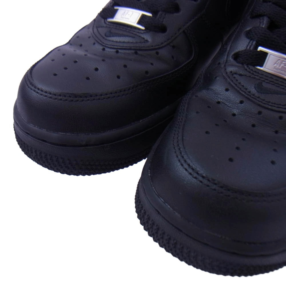 Supreme シュプリーム CU9225-001 Nike Air Force 1 Low ナイキ エアフォース1 ロー スニーカー ブラック系 26cm【美品】【中古】
