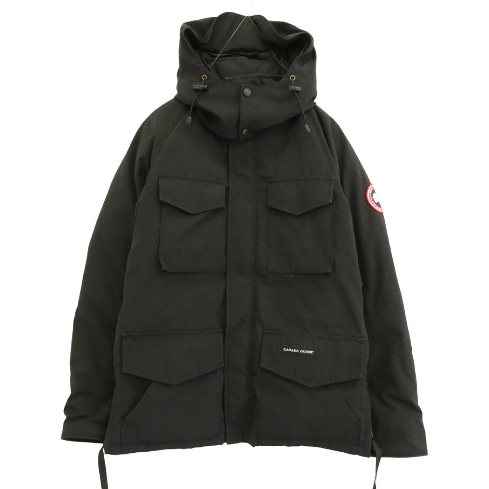 CANADA GOOSE カナダグース 68F8490 グリフィンインターナショナルタグ JASPER PARKA ジャスパー パーカ ダウンジャケット ブラック系 S/P【中古】