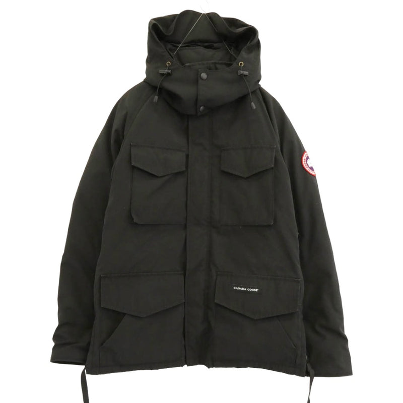 CANADA GOOSE カナダグース 68F8490 グリフィンインターナショナルタグ JASPER PARKA ジャスパー パーカ ダウンジャケット ブラック系 S/P【中古】