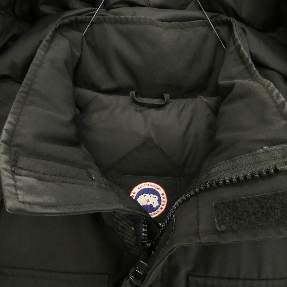 CANADA GOOSE カナダグース 68F8490 グリフィンインターナショナルタグ JASPER PARKA ジャスパー パーカ ダウンジャケット ブラック系 S/P【中古】