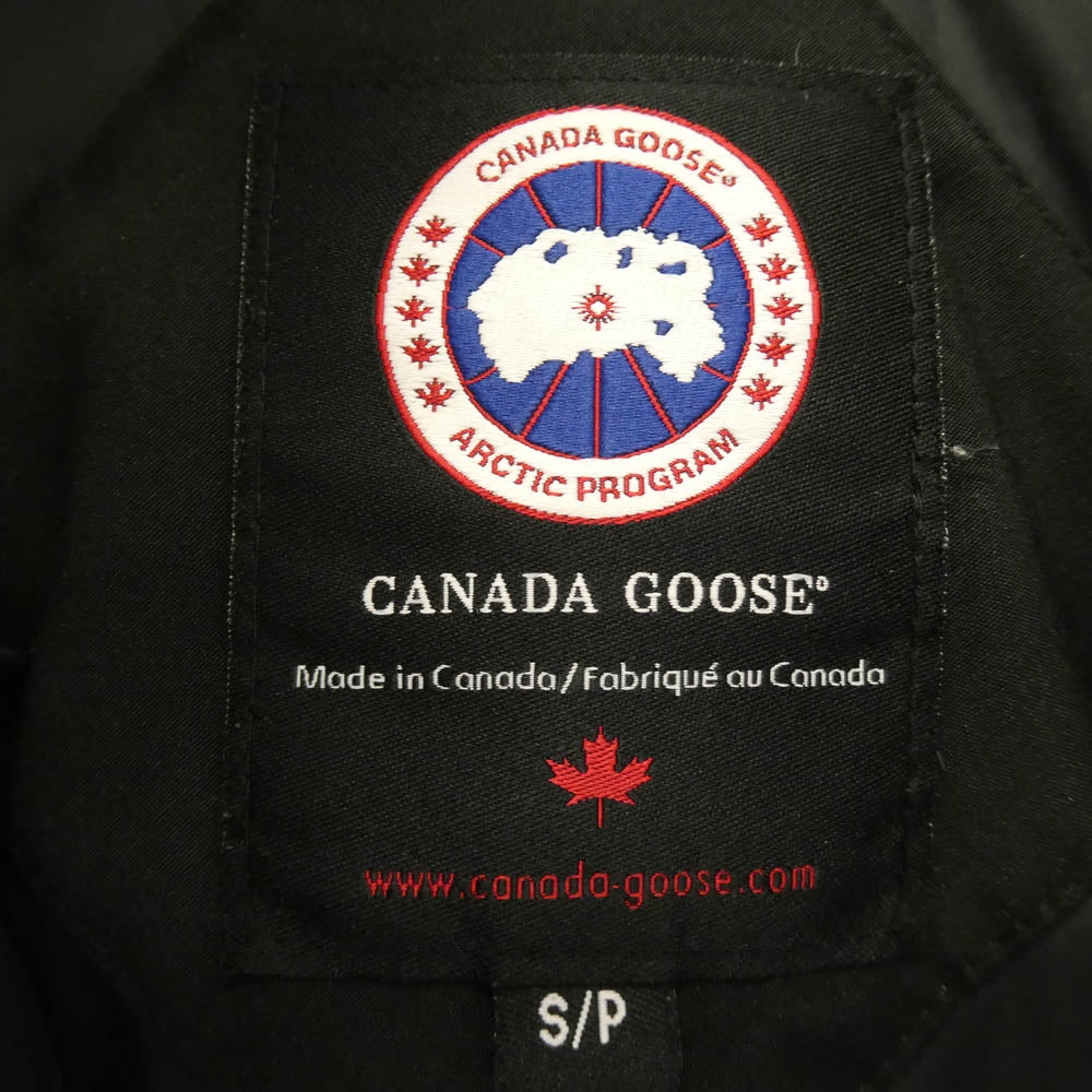 CANADA GOOSE カナダグース 68F8490 グリフィンインターナショナルタグ JASPER PARKA ジャスパー パーカ ダウンジャケット ブラック系 S/P【中古】