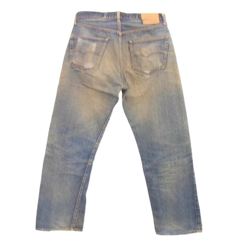 Levi's リーバイス Vintage ヴィンテージ BIG E 後期 70s 501 ボタンフライ ストレート セルビッチ デニムパンツ BIG E 平行ステッチ 不均等V ボタン裏刻印6 インディゴブルー系【中古】