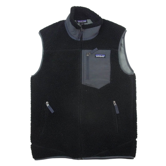 patagonia パタゴニア 18AW STY23048FA18 Classic Retro-X Vest クラシック レトロX ボア フリース ベスト ブラック系 S【中古】