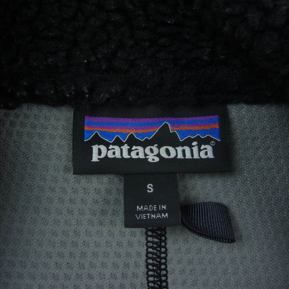 patagonia パタゴニア 18AW STY23048FA18 Classic Retro-X Vest クラシック レトロX ボア フリース ベスト ブラック系 S【中古】