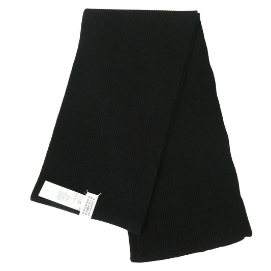 MAISON MARGIELA メゾンマルジェラ S50TE0082 四つタグ 14 ニット マフラー ブラック系【中古】