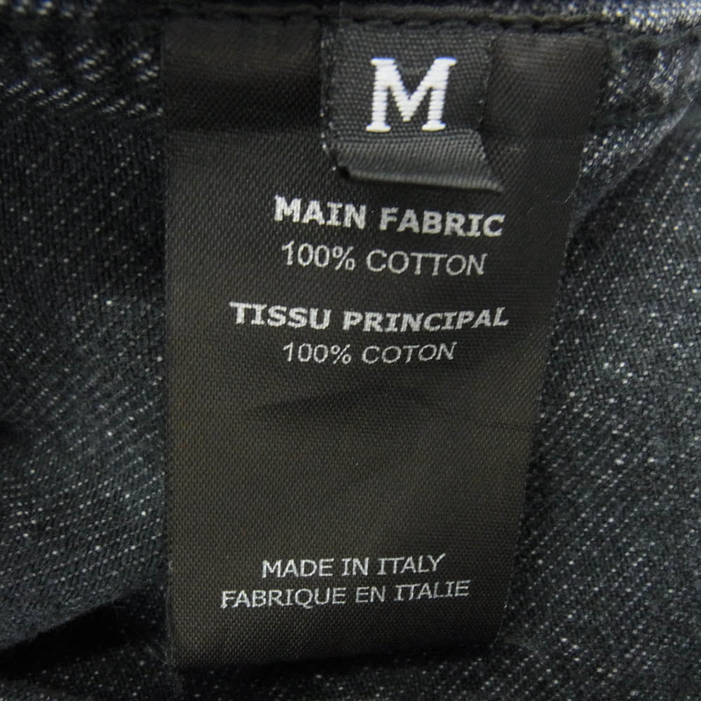 VETEMENTS ヴェトモン UE51JA250B バックロゴプリント オーバーサイズ デニムトラッカー ジャケット ブラック系 M【中古】