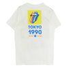 ローリングストーンズ VINTAGE ヴィンテージ 90s 1990 東京公演 バンド Tシャツ ホワイト系 マルチカラー系 L【中古】