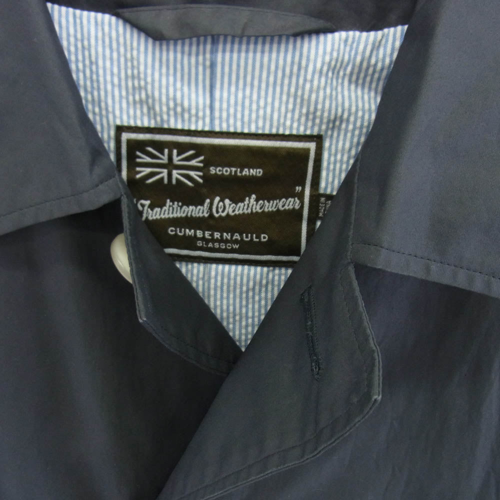 Traditional Weatherwear トラディショナルウェザーウェア 091HF-7803 DERBY Soutien Collar Coat ダービー ステンカラー コート チャコール系 36【中古】