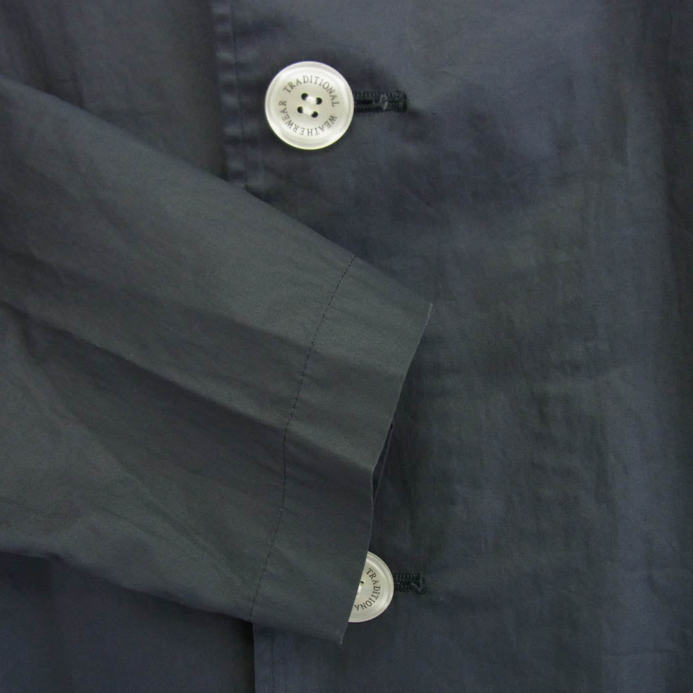 Traditional Weatherwear トラディショナルウェザーウェア 091HF-7803 DERBY Soutien Collar Coat ダービー ステンカラー コート チャコール系 36【中古】