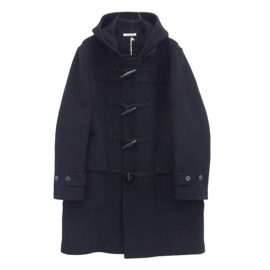 AURALEE オーラリー 16AW A6AC01HM HEAVY MELTON DUFFLE COAT ヘビーメルトン ダッフルコート ブラック系 5【極上美品】【中古】