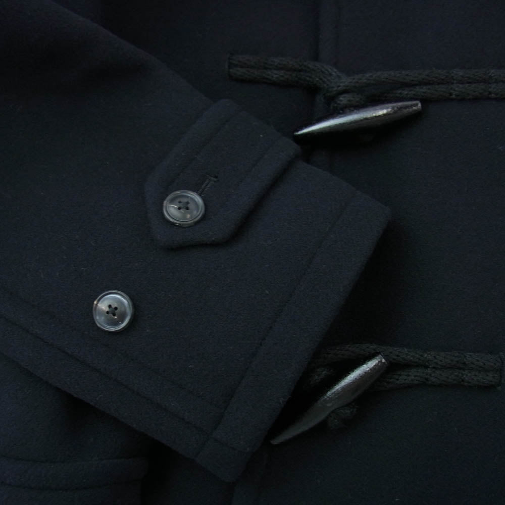 AURALEE オーラリー 16AW A6AC01HM HEAVY MELTON DUFFLE COAT ヘビーメルトン ダッフルコート ブラック系 5【極上美品】【中古】
