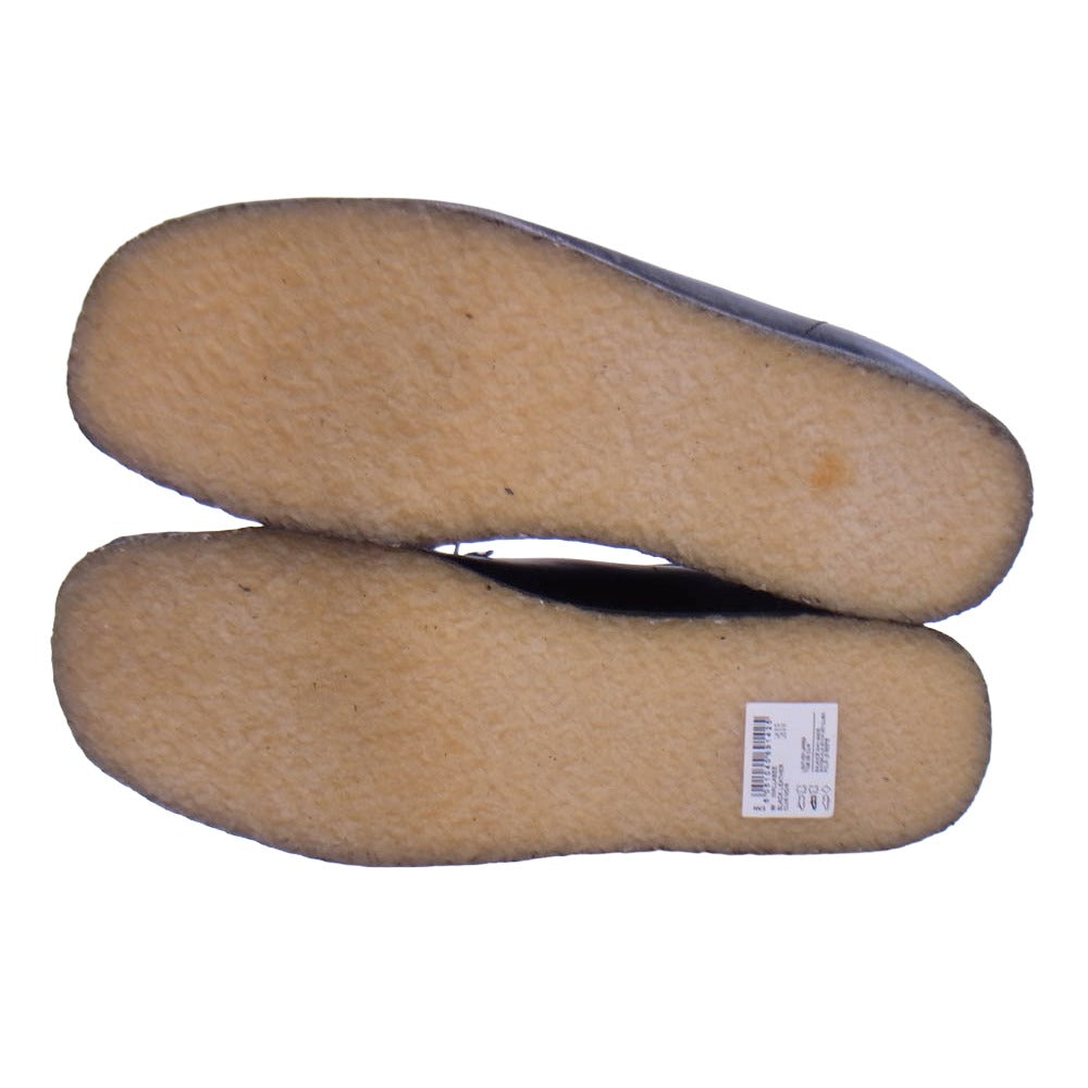Clarks クラークス 26103756 Wallabee Boot Low Leather ワラビーブーツ ロー レザー ブラック系 US9【極上美品】【中古】