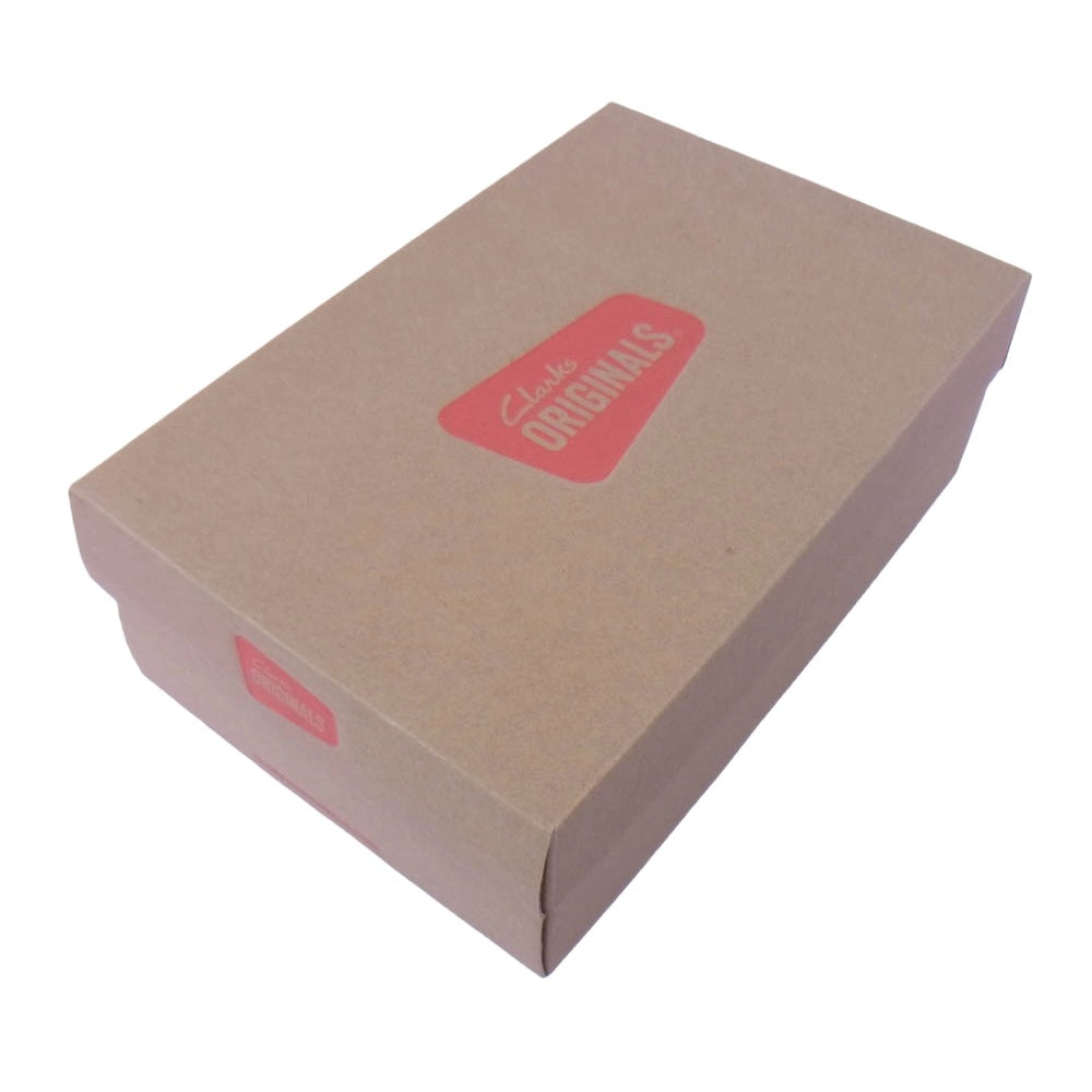 Clarks クラークス 26103756 Wallabee Boot Low Leather ワラビーブーツ ロー レザー ブラック系 US9【極上美品】【中古】