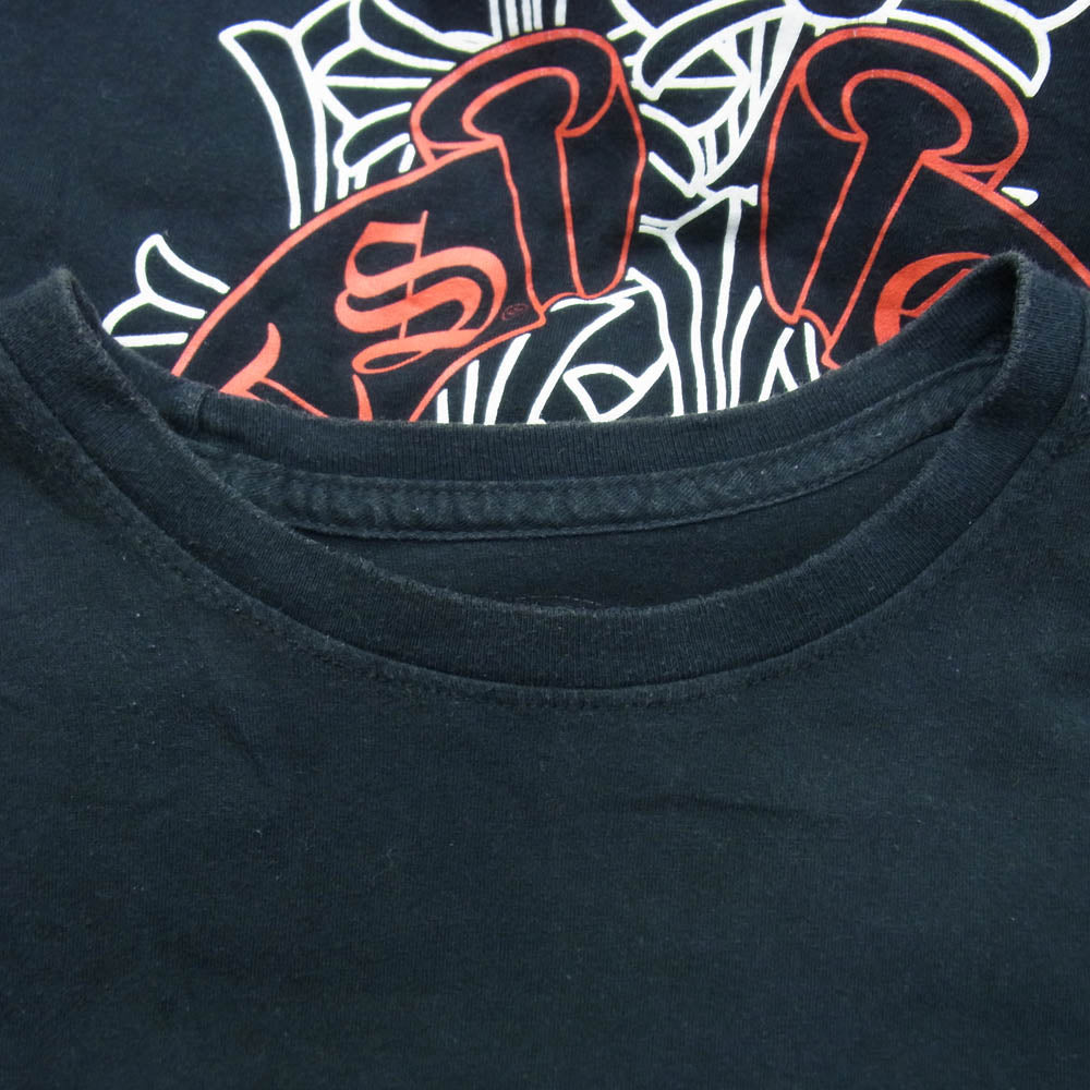 CHROME HEARTS クロムハーツ（原本無） CH SS 1 Cemetery horseshoe セメタリークロスバックプリント 半袖Tシャツ ブラック系 M【中古】