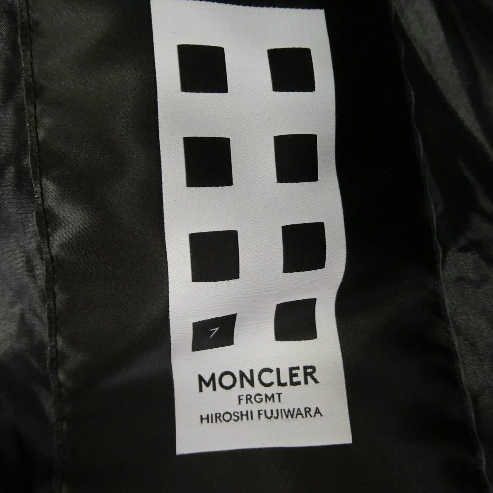 MONCLER モンクレール 21AW G209U1A00017 53A0E × FRAGMENT DESIGN フラグメントデザイン モンクレールジャパンタグ HANTIUM GIUBBOTTO ハンティウム ダウンジャケット ブラック系 3【中古】