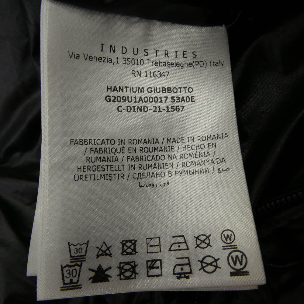 MONCLER モンクレール 21AW G209U1A00017 53A0E × FRAGMENT DESIGN フラグメントデザイン モンクレールジャパンタグ HANTIUM GIUBBOTTO ハンティウム ダウンジャケット ブラック系 3【中古】