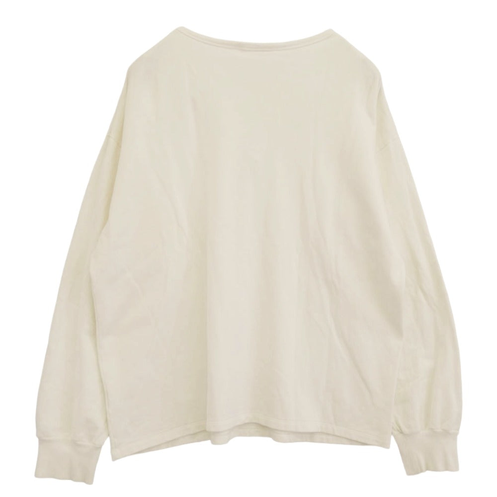 AURALEE オーラリー A22SP02LU LIGHT FLOWY SWEAT P/O ライト スウェット ホワイト系 5【中古】