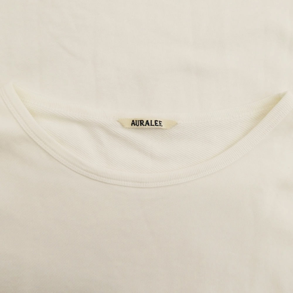 AURALEE オーラリー A22SP02LU LIGHT FLOWY SWEAT P/O ライト スウェット ホワイト系 5【中古】