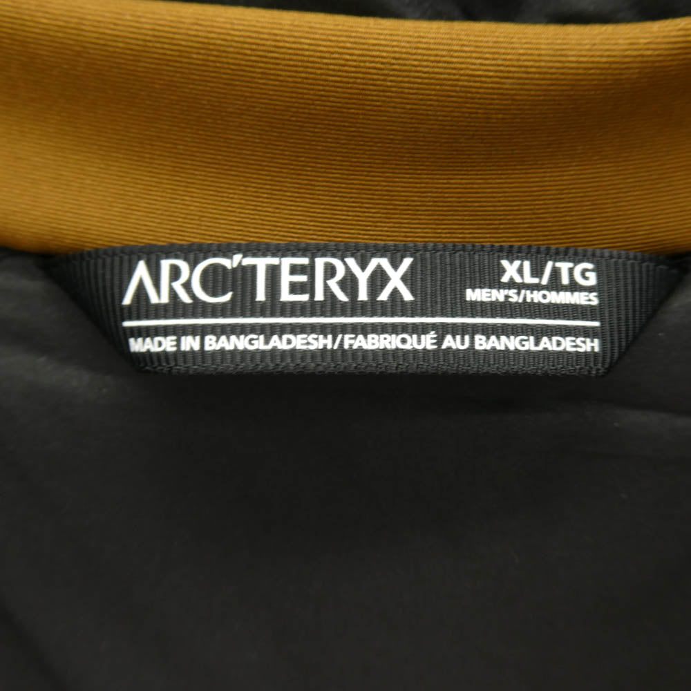 ARC'TERYX アークテリクス 22年 24105 ATOM AR HOODY アトム フーディー 中綿 ジャケット ブラウン系 XL【中古】