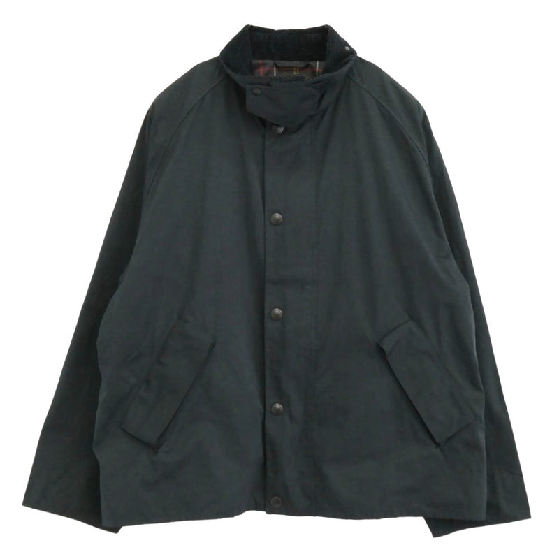 Barbour バブアー 241MCA0931 TRANSPORT CASUAL トランスポート ピーチスキン ブルゾン ジャケット ブラック系 42【中古】