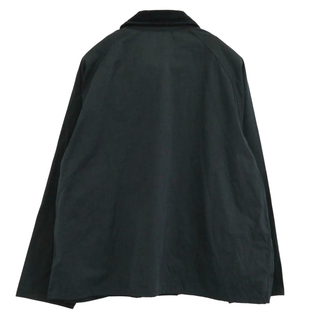 Barbour バブアー 241MCA0931 TRANSPORT CASUAL トランスポート ピーチスキン ブルゾン ジャケット ブラック系 42【中古】