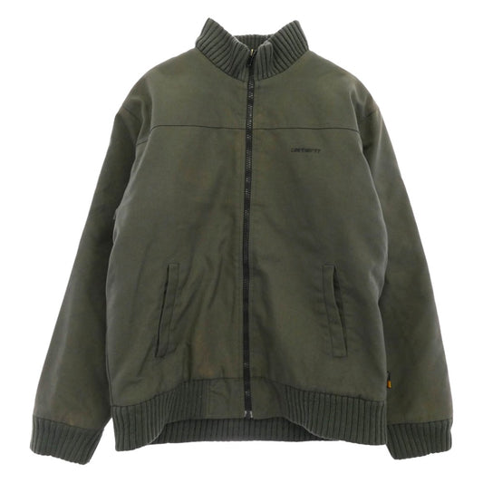 Carhartt カーハート CORDURA コーデュラ 中綿 フルジップ ジャケット チャコール系 XL【中古】