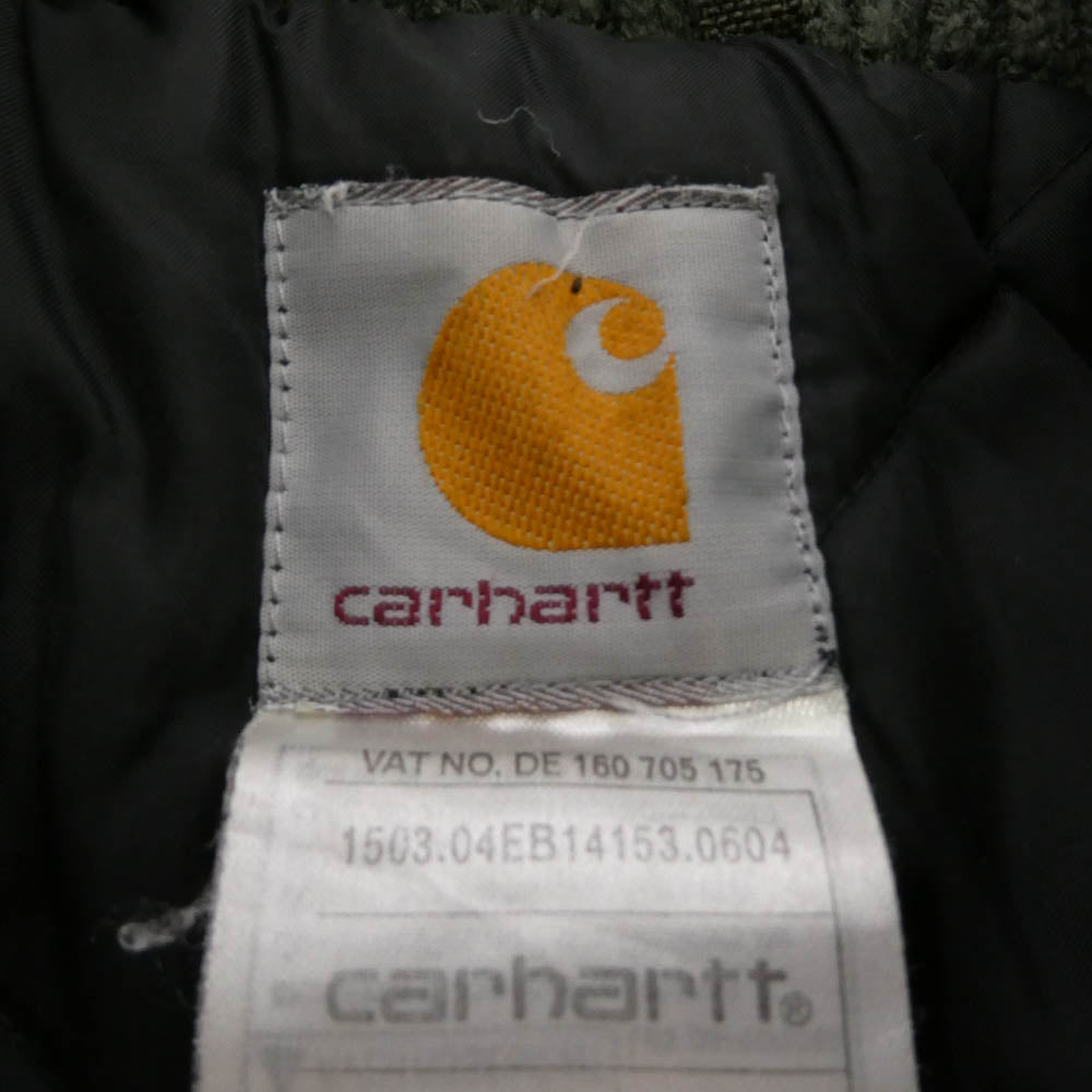 Carhartt カーハート CORDURA コーデュラ 中綿 フルジップ ジャケット チャコール系 XL【中古】