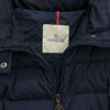 MONCLER モンクレール A20934993105 54155 FLAMMETTE フラメッテ ロング ダウン コート ネイビー系 3【中古】