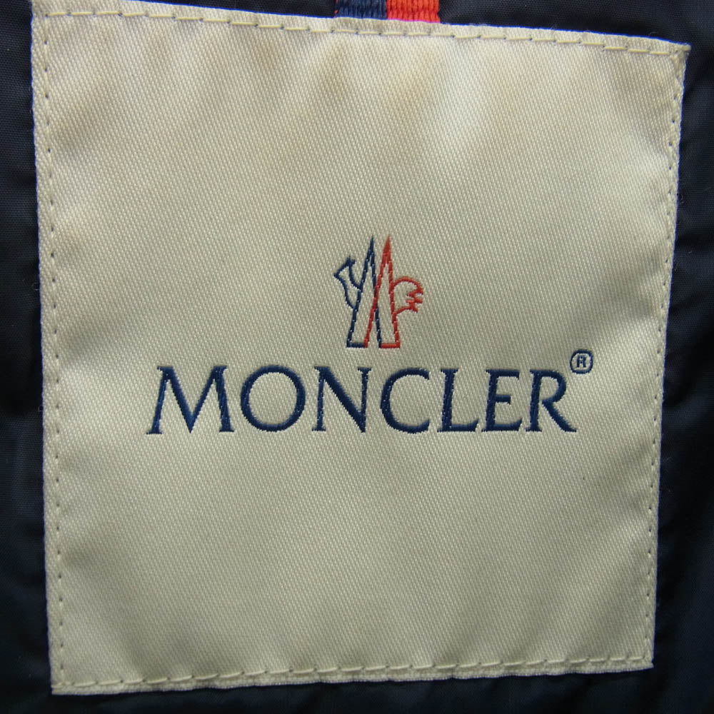 MONCLER モンクレール A20934993105 54155 FLAMMETTE フラメッテ ロング ダウン コート ネイビー系 3【中古】