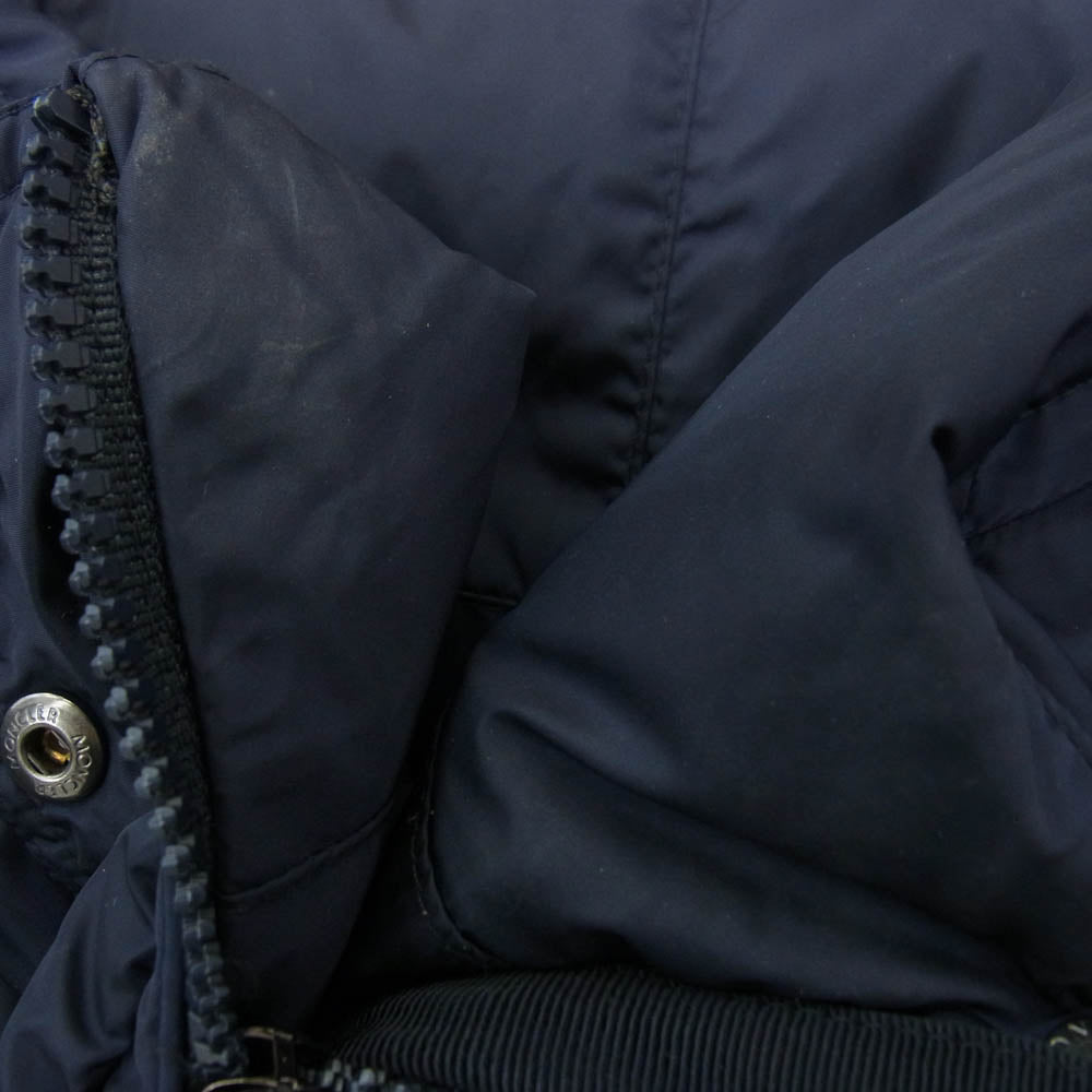 MONCLER モンクレール A20934993105 54155 FLAMMETTE フラメッテ ロング ダウン コート ネイビー系 3【中古】