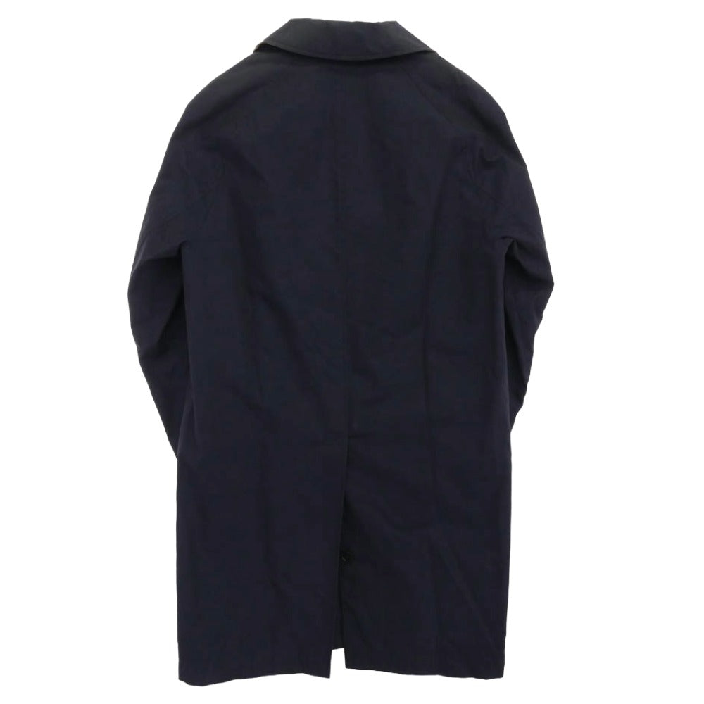 BURBERRY バーバリー 8018812 LONDON ENGLAND 英国製 コットン ステンカラー コート ダークネイビー系 46【中古】