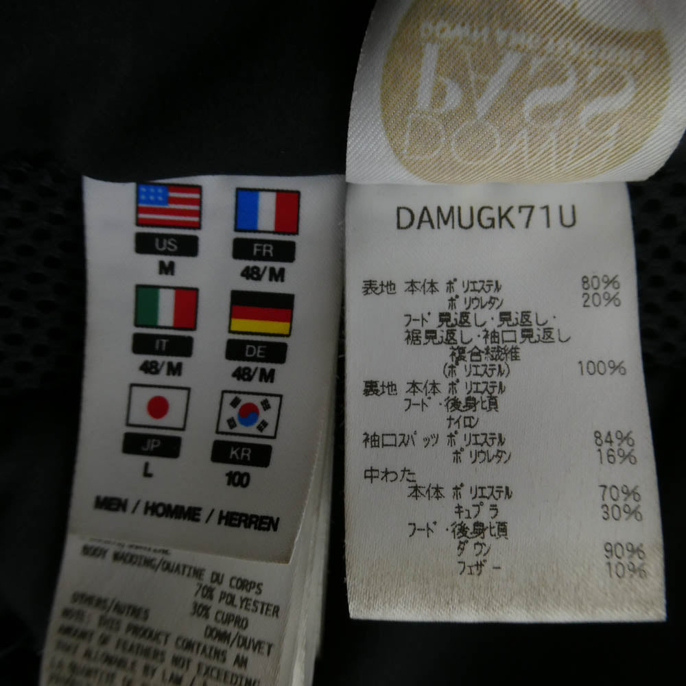 DESCENTE デサント DAMUGK71U ALLTERRAIN ALPINE オルテライン アルパイン ダウン ジャケット 水沢ダウン ブラック系 L【中古】