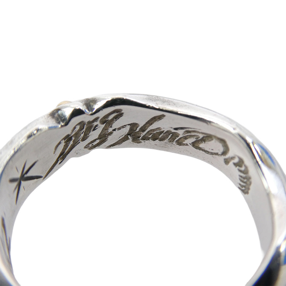 BIGHAND ビッグハンド スカルプチャーリング 太陽神 アラベスク 925 シルバーリング シルバー系 13号【中古】