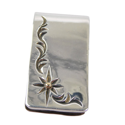 BIGHAND ビッグハンド 太陽神 アラベスク シルバー マネークリップ シルバー系【中古】