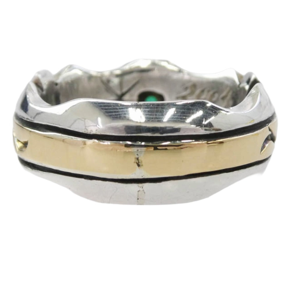 BIGHAND ビッグハンド フェザーコンビリング アラベスク K18 925