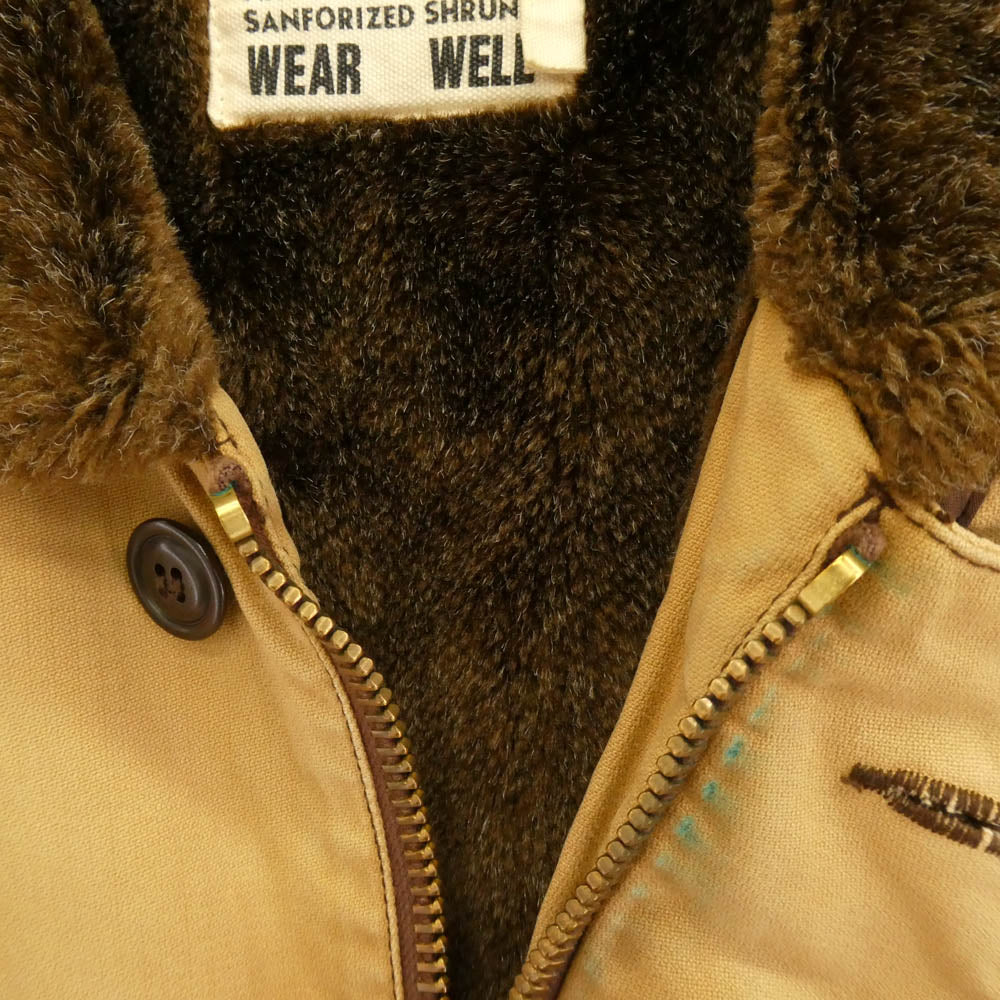 UES ウエス N-1 Deck Jacket デッキ ジャケット ライトブラウン系 XXS【中古】