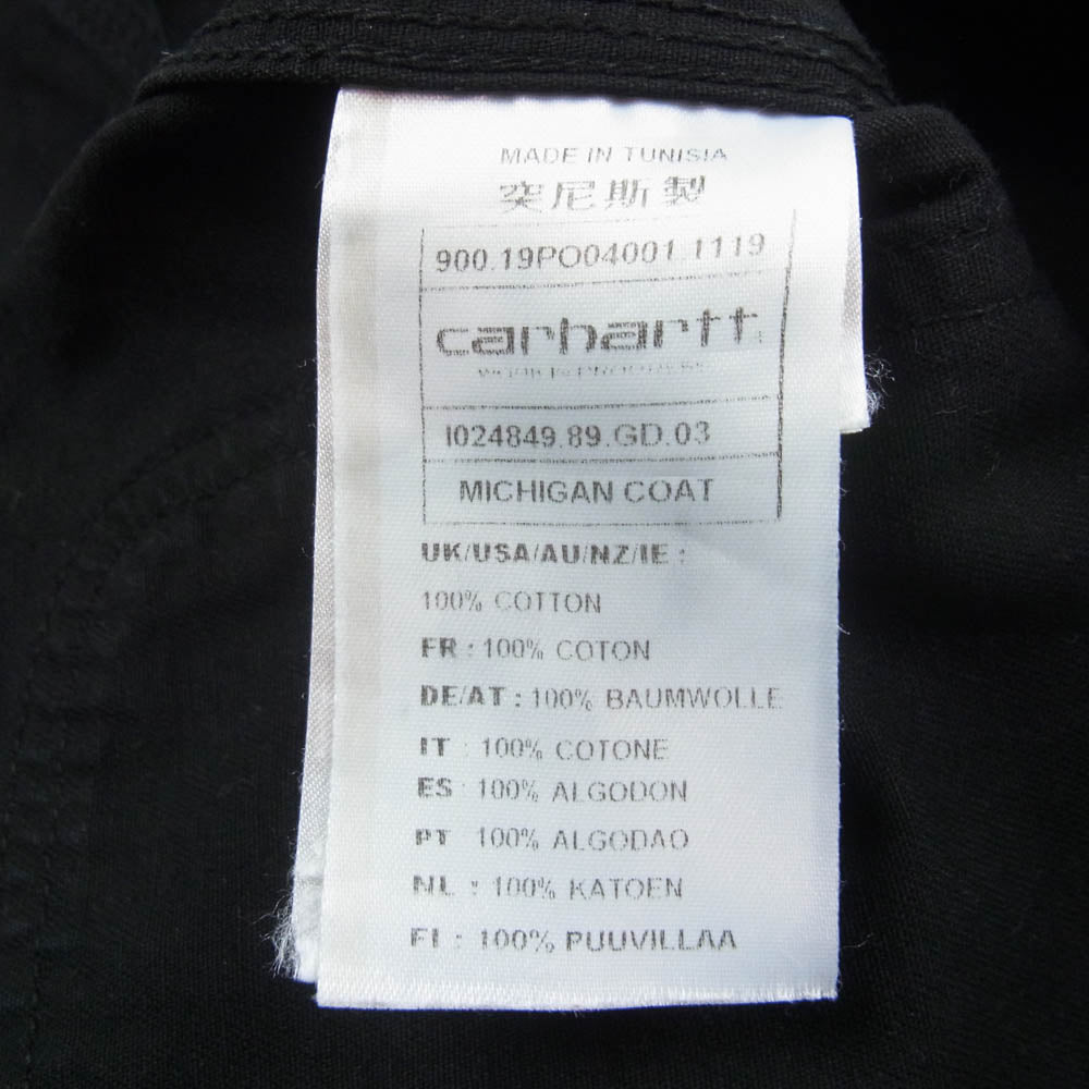 Carhartt カーハート MICHIGAN COAT ミシガン コート ジャケット ブラック系 XS【中古】