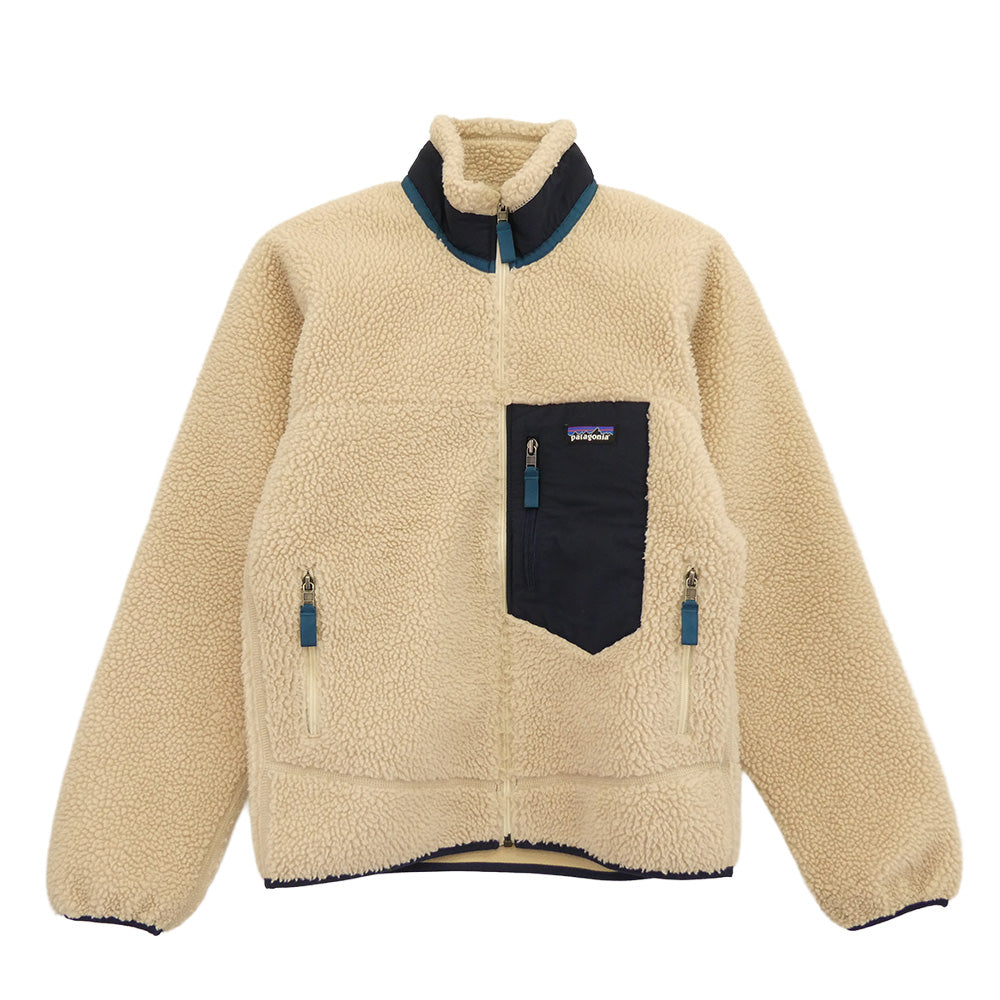 patagonia パタゴニア 19AW 23056 Classic Retro-X Jacket クラシック レトロエックス フリース ジャケット ベージュ系 XS【中古】