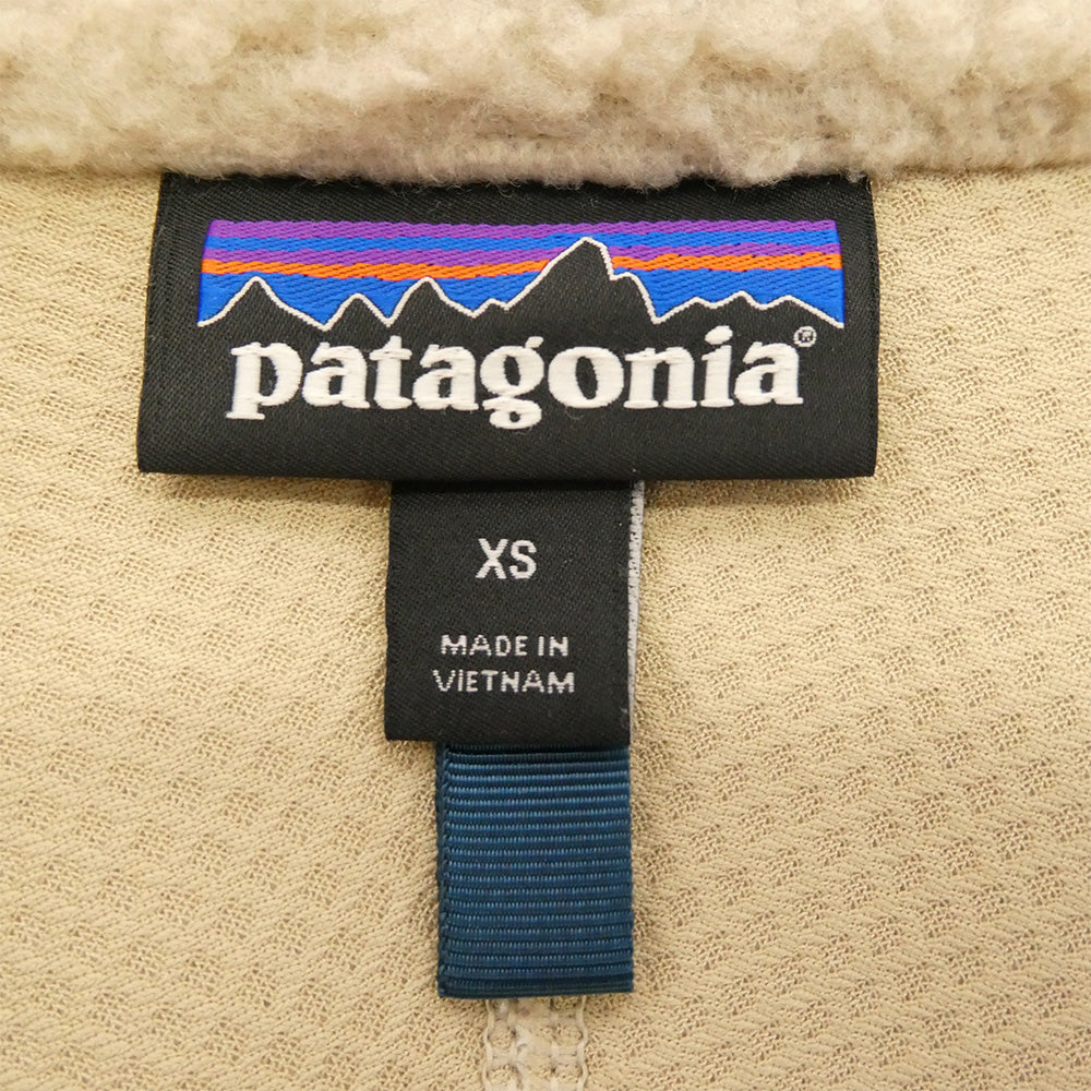 patagonia パタゴニア 19AW 23056 Classic Retro-X Jacket クラシック レトロエックス フリース ジャケット ベージュ系 XS【中古】