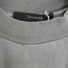 セブンス × BEAMS T Raglan Layered Long Sleeve ビームス グランレイヤード ロングスリーブ Tシャツ グレー グレー系 S【新古品】【未使用】【中古】