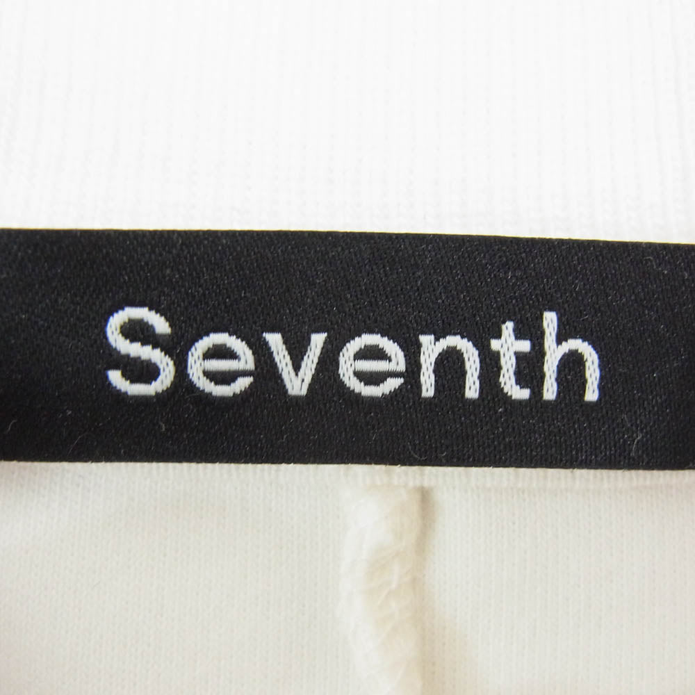 セブンス × BEAMS T Raglan Layered Long Sleeve ビームス グランレイヤード ロングスリーブ Tシャツ ホワイト ホワイト系 S【新古品】【未使用】【中古】